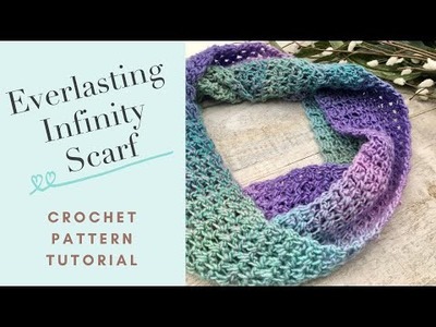 Everlasting Infinity Scarf Crochet Pattern Tutorial