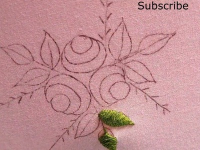 #Hand embroidery designs #New Roses embroidery -Leisha's galaxy.