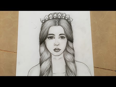 How to draw girl face , Easy draw for beginner step by step
