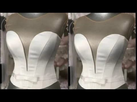 How to make a deep and neat plunging neckline with a skin illusion net