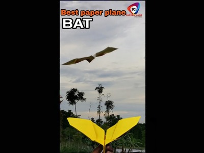 How to make a paper plane fly like a bat | original paper airplanes bat #shorts