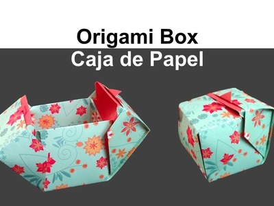 ????How to Make An Origami Paper Box, DIY Home Decor Paper Crafts - Cómo Hacer una Caja de Papel ????️