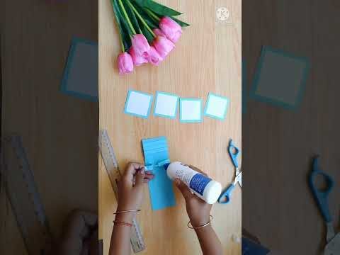 How to make Slider card of scrapbook for Valentine's Day#diy#youtubeshorts #craft #papercraft