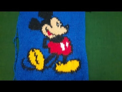 Mickey mouse design for sweater