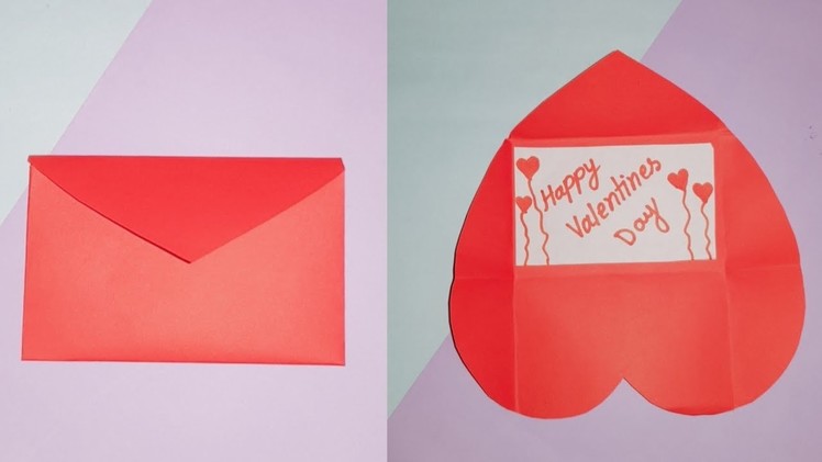Origami heart shape envelope make with paper. DIY heart envelope make with paper. DIY grace #short
