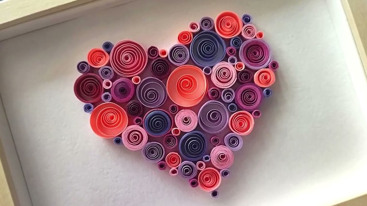 Quilled Heart, Paper Quilling Heart, Quilling Card Ideas. Квиллинг сердце.