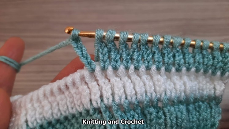 SUPER Easy Beautiful Crochet Pattern * Knitting tutorial video Model  - Tığ işi örgü modeli 2022