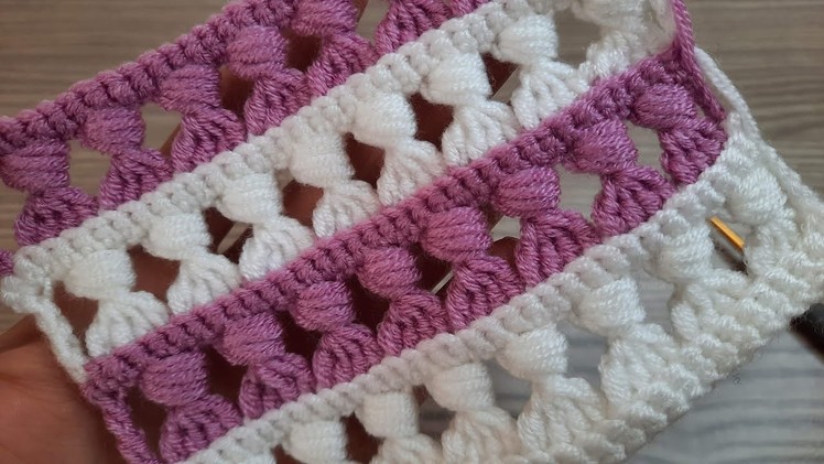 SUPER Easy Beautiful Crochet Pattern * Knitting tutorial video Model  - Tığ işi örgü modeli