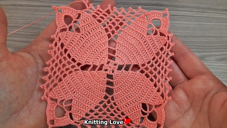 SUPER ???? Easy Beautiful Flower Crochet Pattern * Knitting Online Tutorial for beginners Tığ işi örgü