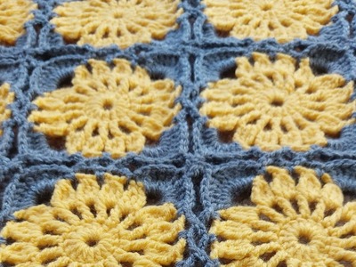 Very Easy Crochet Pattern #crochet #knitting #crochetblanket #crochetworldcreations