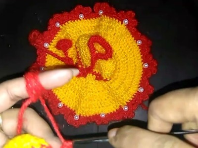 Very easy nd beautiful woolen crochet ???? hat.cap making for kanhaji. Laddu gopalji. Thakur ji.