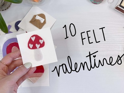 10 DIY Simple Valentine's Day Cards!