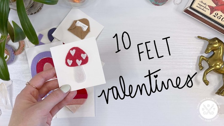 10 DIY Simple Valentine's Day Cards!