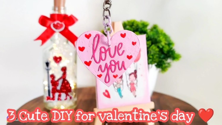 3 Last Minute CUTE DIY Ideas For Valentine's Day gift | Kashmira Art