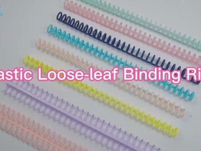 A4 Plastic Loose-leaf Binding Ring Binder Rings - DIY Binding Books, Documents, Albums. 