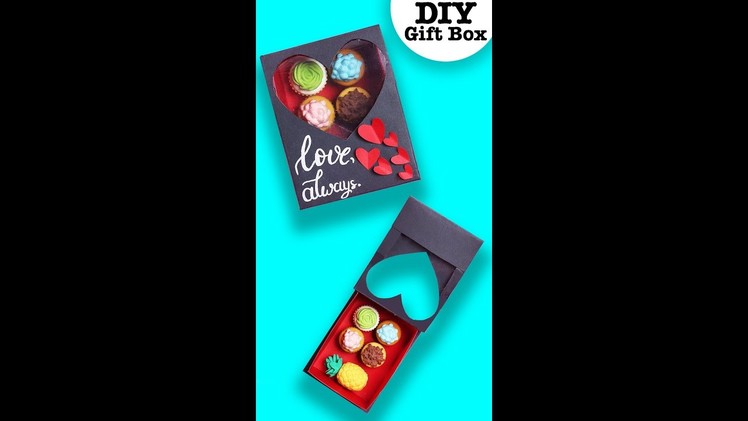 DIY GIFT BOX IDEAS ❤️| Gift Ideas | Heart Gift Box (1-minute video)
