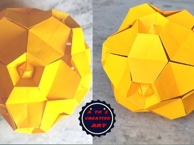 DIY Kusudama Ball || Origami Kusudama Flower Ball ||  How To Make Kusudama Flower Ball