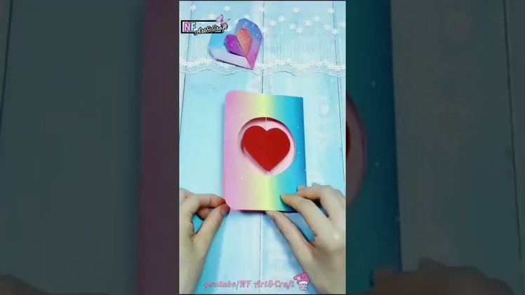 DIY Valentine's Day Card || Shorts || YT Shorts || DIY Love Card || Handmade Valentine's Day Card