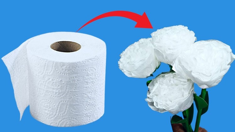 Easy Toilet Paper Rose | DIY Paper Rose | paper rose making