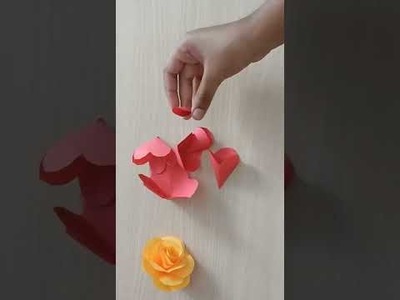 Flower making|Paper crafts|Full video link in description