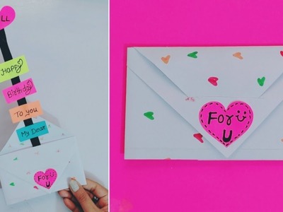 Handmade Birthday Card For Best Friend ( 2022)????.DIY Birthday Card. Easy Birthday card for love ones