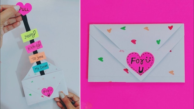 Handmade Birthday Card For Best Friend ( 2022)????.DIY Birthday Card. Easy Birthday card for love ones