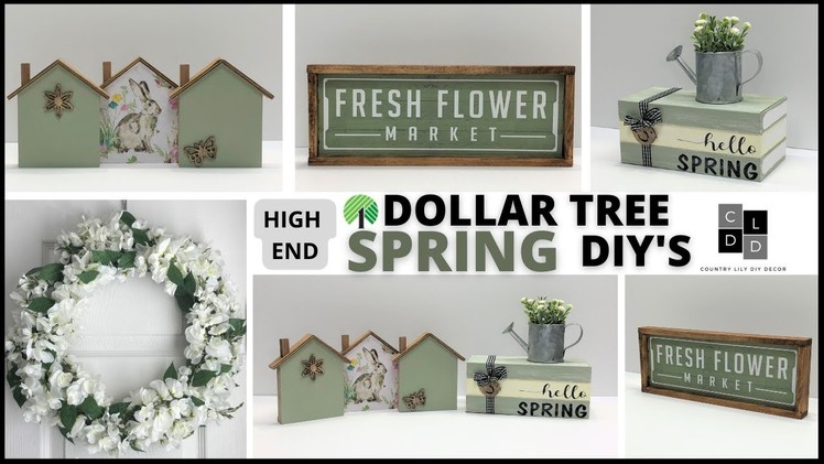 High End Dollar Tree Spring Diys.Spring 2022 Diys