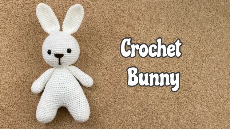 How to Crochet Bunny Rabbit. Amigurumi Bunny. Crochet stuffed toy. crochet Easter bunny