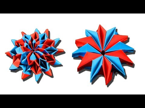 How To Make Easy Fire Work Ball + More Origami videos