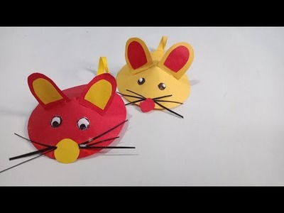 How to Make Easy Paper Mouse Craft for Kids | how to make a paper mouse easy || paper rat for kids