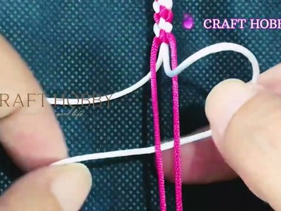 How to make friendship bracelet || Valentines edition | Craft Hobby | Diy | Gelang