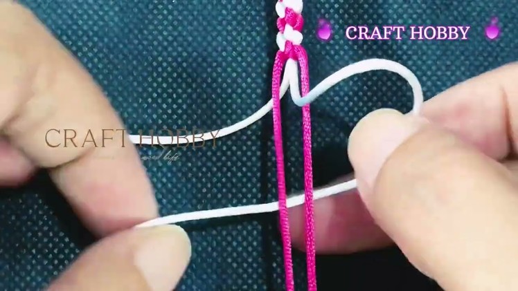 How to make friendship bracelet || Valentines edition | Craft Hobby | Diy | Gelang