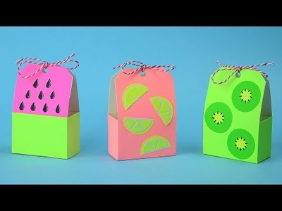 How to make gift box tutorial | DIY Easy paper crafts idea