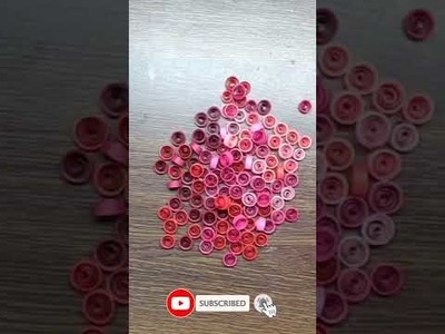 How to make homemade frame with quilling | valentines day gift |Heart shape with quilling