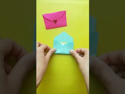 How to make No Glue Birthday Card || Origami Craft #shorts