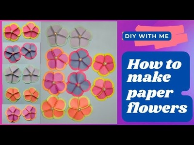 How to Make Paper Flowers | Easy Paper Origami