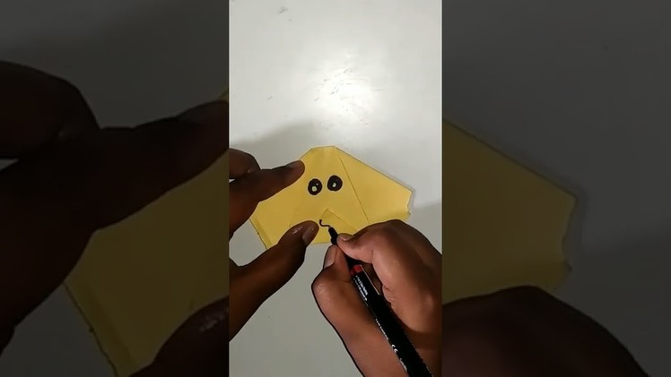 How to make paper fold dog | Origami dog kase banaye | easy and simple dog making |#short | #youtube