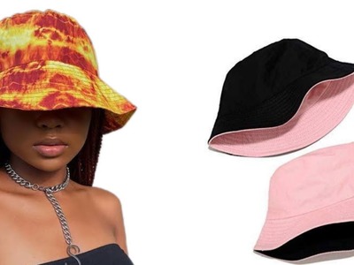 How to sew a reversible bucket hat.easy method.diy #howto