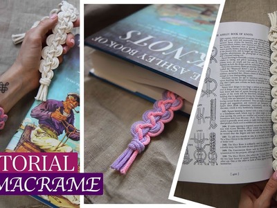 Macrame Bookmark & Wavy version of the Square Knot
