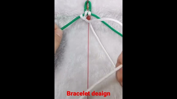 Macrame threade bracelet design