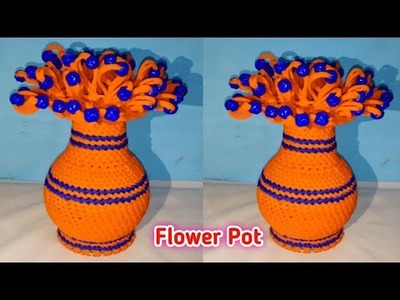 New Design Macrom Flower pot 2022 | New Shape Macrom Flower Pot Design | Macrame Flower Vase