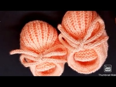 New Knitting Pattern For Baby Booties.Shoes.Socks.Slippers.Baby Boot # 217