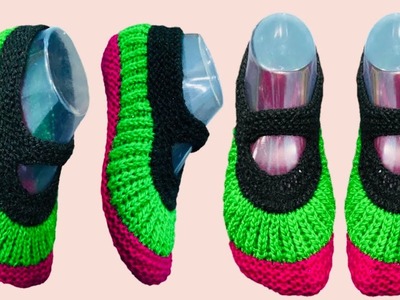 New Knitting Pattern For Ladies Socks.Slippers.Shoes.Jutti.Jurab.Booties # 214
