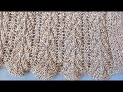 New Pretty Knitting Pattern For Beginners | learn to knit