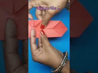 Origami heart & envelope box.How to make secret heart box tutorial.Origami Paper 713 #shorts