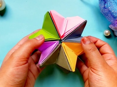 Origami paper toy????|#shorts DIY paper Game????.Star Paper Toy making????????????????