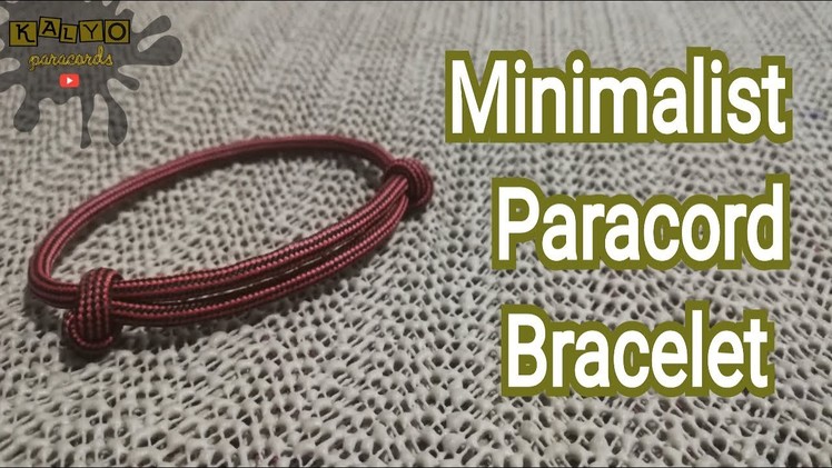 Paracord Friendship Bracelet for Minimalist - Easy Tutorial |KALYO Paracords