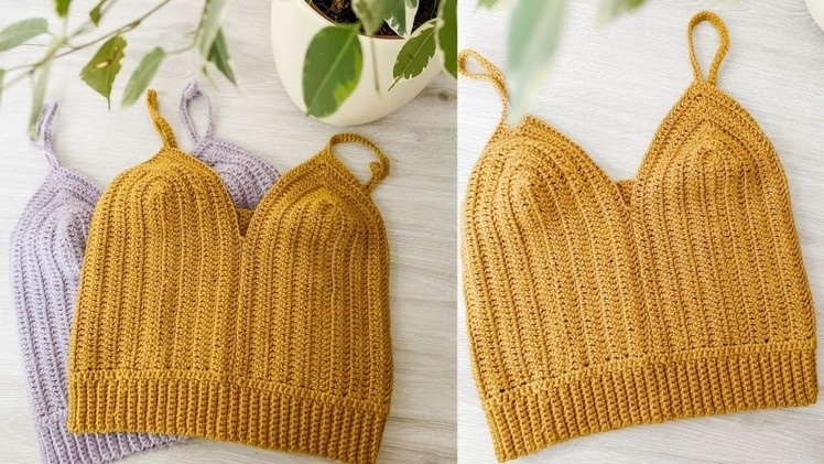 Quick and Easy Crochet Crop Top
