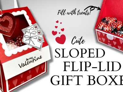 Sloped Flip Lid Gift Boxes