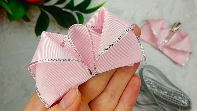 Small but Cute Hair bow - Easy Hair bow making - Diy hair bows with ribbon ????